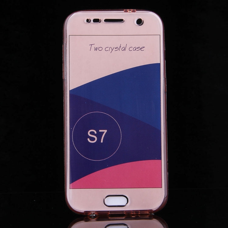 For Galaxy S7 / G930 0.75mm Double-sided Ultra-thin Transparent TPU Protective Case
