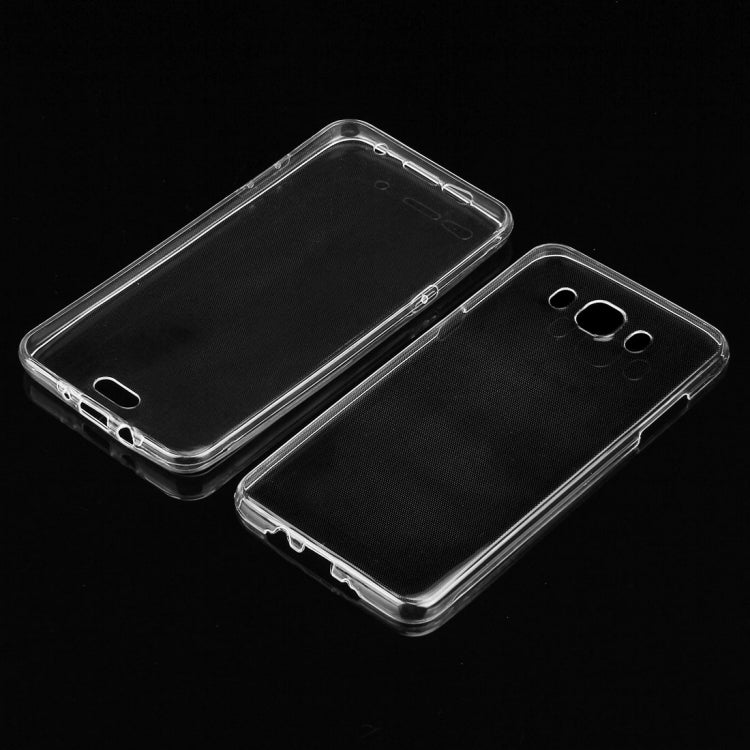 For Galaxy J7 (2016) / J710 0.75mm Double-sided Ultra-thin Transparent TPU Protective Case(Transparent)