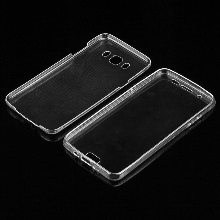 For Galaxy J7 (2016) / J710 0.75mm Double-sided Ultra-thin Transparent TPU Protective Case(Transparent)