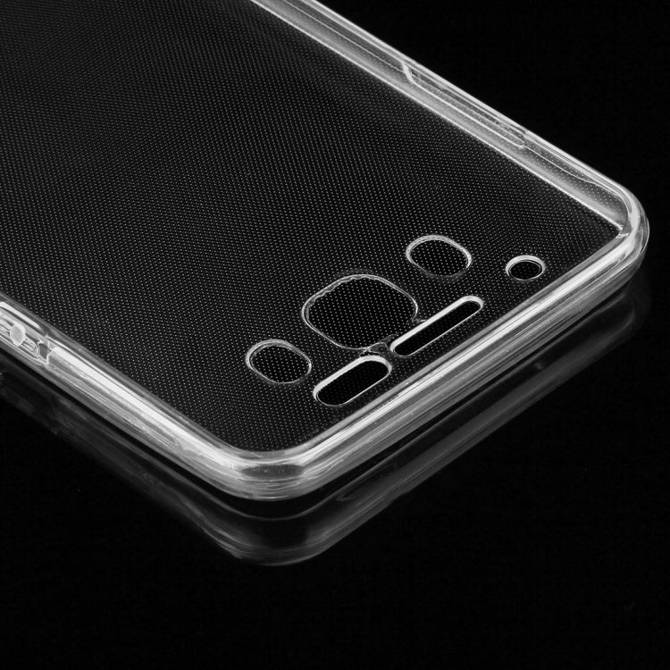 For Galaxy J5 (2016) / J510 0.75mm Double-sided Ultra-thin Transparent TPU Protective Case(Transparent)
