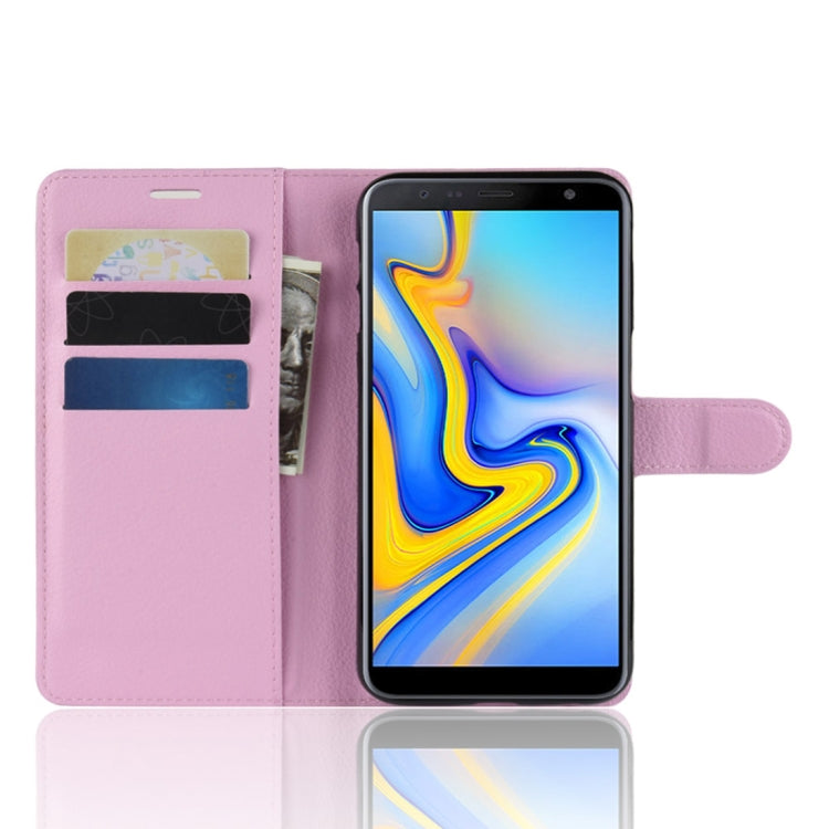 Retro Crazy Horse Texture Horizontal Flip Leather Case for Galaxy J6+, with Holder & Card Slots & Wallet