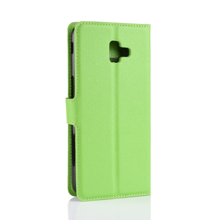 Retro Crazy Horse Texture Horizontal Flip Leather Case for Galaxy J6+, with Holder & Card Slots & Wallet