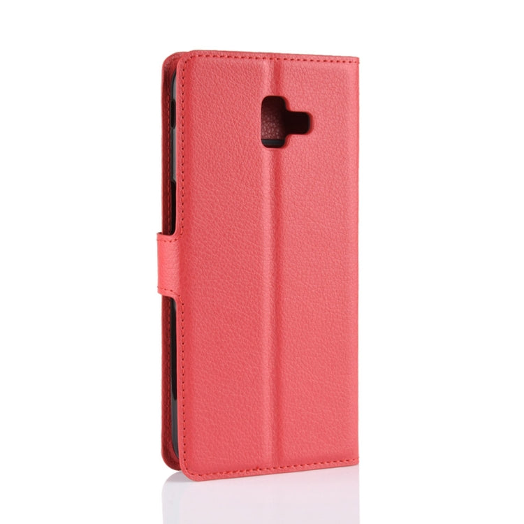 Retro Crazy Horse Texture Horizontal Flip Leather Case for Galaxy J6+, with Holder & Card Slots & Wallet
