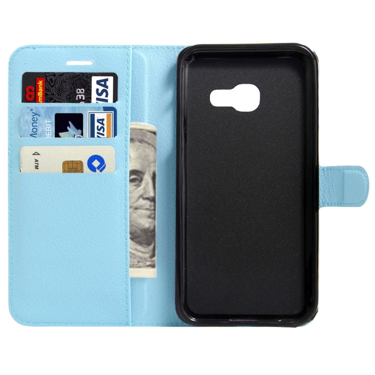 For Galaxy A5(2017) / A520 Litchi Texture Horizontal Flip Leather Case with Magnetic Buckle & Holder & Card Slots & Wallet