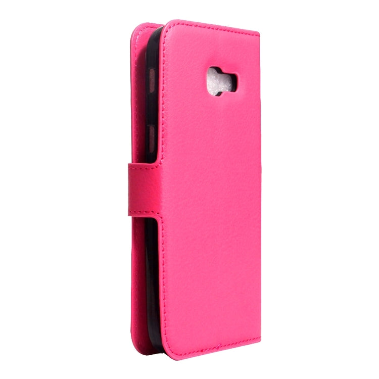 For Galaxy A5(2017) / A520 Litchi Texture Horizontal Flip Leather Case with Magnetic Buckle & Holder & Card Slots & Wallet