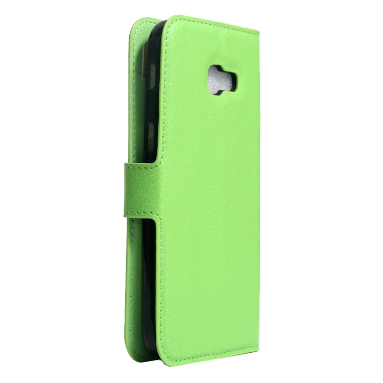 For Galaxy A3(2017) / A320 Litchi Texture Horizontal Flip Leather Case with Magnetic Buckle & Holder & Card Slots & Wallet