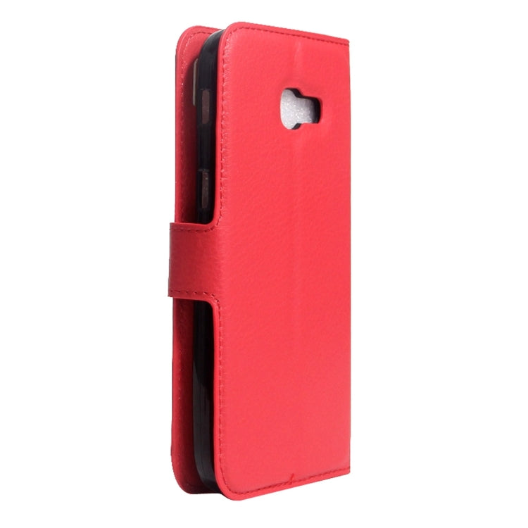 For Galaxy A3(2017) / A320 Litchi Texture Horizontal Flip Leather Case with Magnetic Buckle & Holder & Card Slots & Wallet