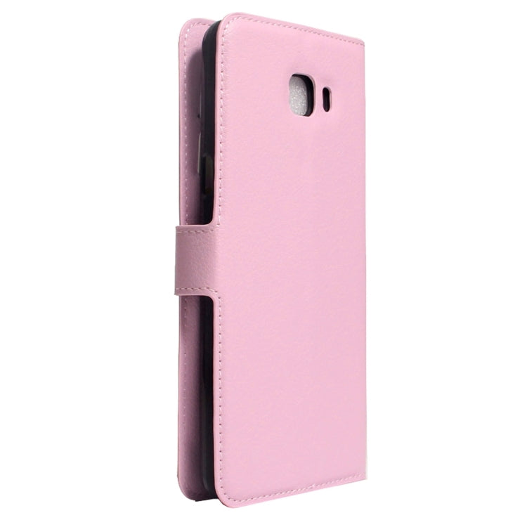 For Galaxy C9 Pro / C900 Litchi Texture Horizontal Flip Leather Case with Magnetic Buckle & Holder & Card Slots & Wallet
