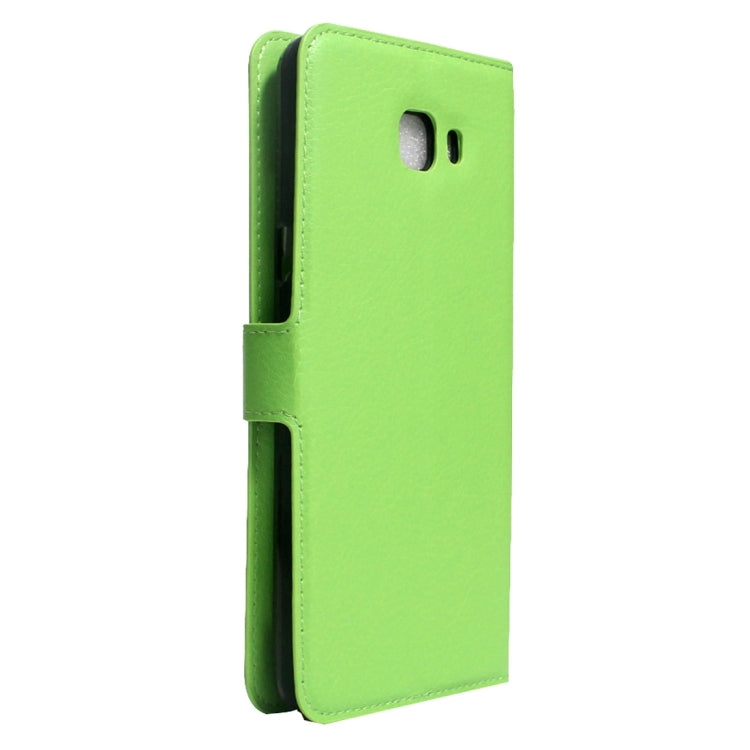 For Galaxy C9 Pro / C900 Litchi Texture Horizontal Flip Leather Case with Magnetic Buckle & Holder & Card Slots & Wallet