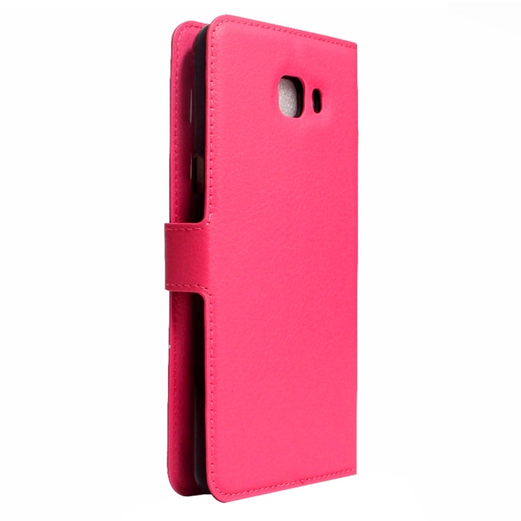 For Galaxy C9 Pro / C900 Litchi Texture Horizontal Flip Leather Case with Magnetic Buckle & Holder & Card Slots & Wallet