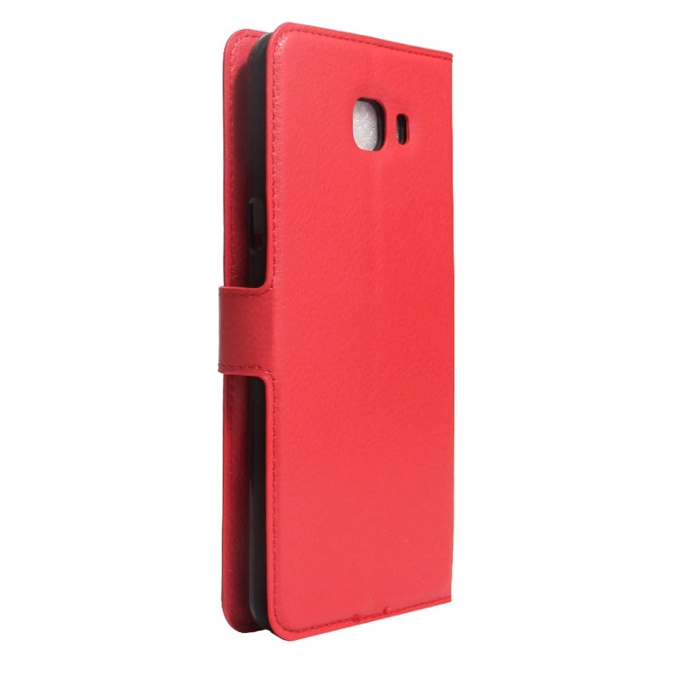 For Galaxy C9 Pro / C900 Litchi Texture Horizontal Flip Leather Case with Magnetic Buckle & Holder & Card Slots & Wallet