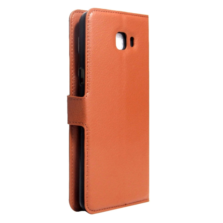 For Galaxy C9 Pro / C900 Litchi Texture Horizontal Flip Leather Case with Magnetic Buckle & Holder & Card Slots & Wallet