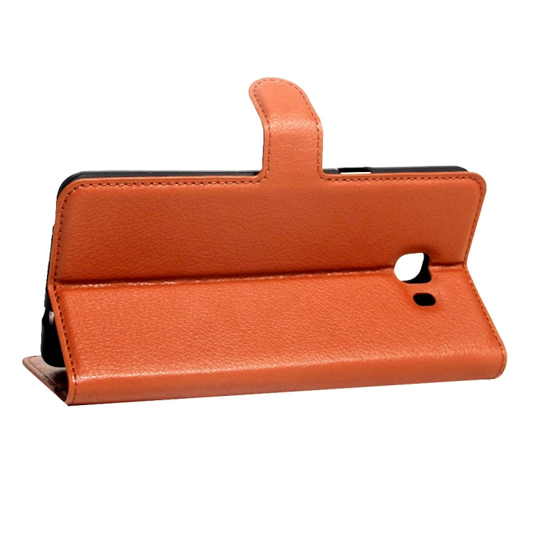 For Galaxy C9 Pro / C900 Litchi Texture Horizontal Flip Leather Case with Magnetic Buckle & Holder & Card Slots & Wallet