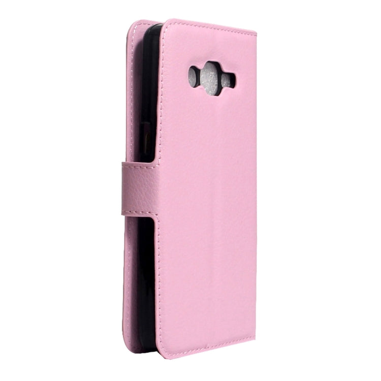 For Galaxy J2 Prime Litchi Texture Horizontal Flip Leather Case with Magnetic Buckle & Holder & Card Slots & Wallet