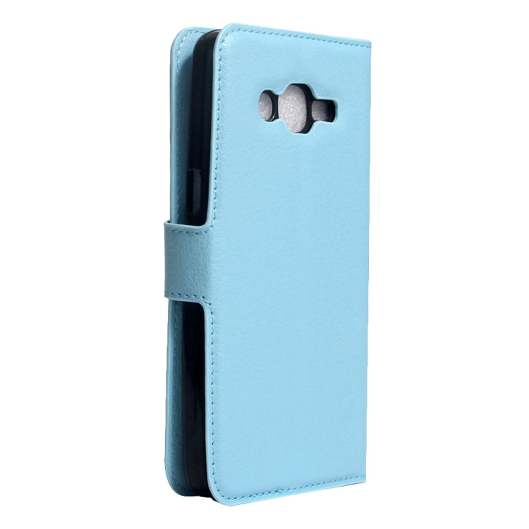 For Galaxy J2 Prime Litchi Texture Horizontal Flip Leather Case with Magnetic Buckle & Holder & Card Slots & Wallet