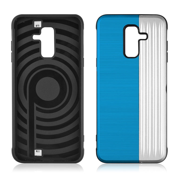 TPU + PC Protective Case for Galaxy A6 (2018), with Card Slot and Holder