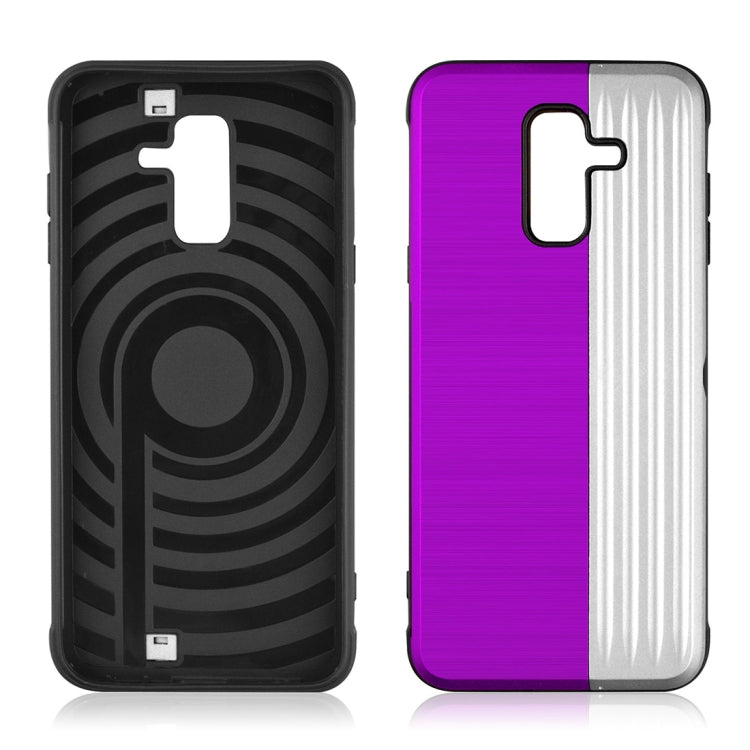 TPU + PC Protective Case for Galaxy A6 (2018), with Card Slot and Holder