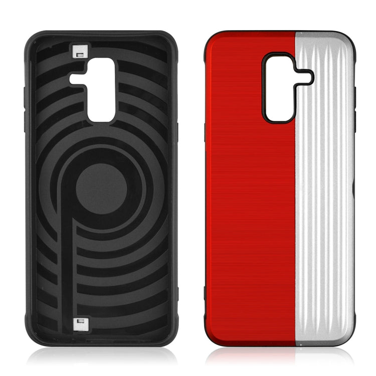 TPU + PC Protective Case for Galaxy A6 (2018), with Card Slot and Holder