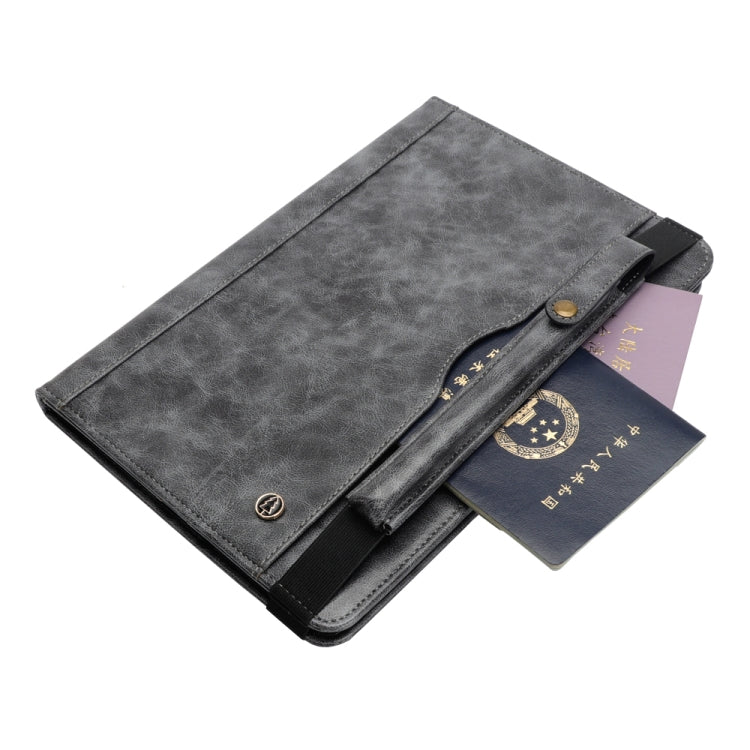 Horizontal Flip Leather Case for Galaxy Tab S4 T830 10.5 inch, with Double Card Slots & Pen Slots & Holder & Wallet & Photo Frame
