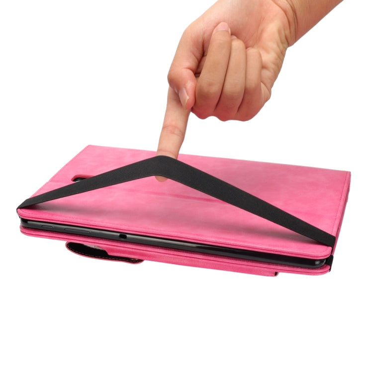 Horizontal Flip Leather Case for Galaxy Tab S4 T830 10.5 inch, with Double Card Slots & Pen Slots & Holder & Wallet & Photo Frame
