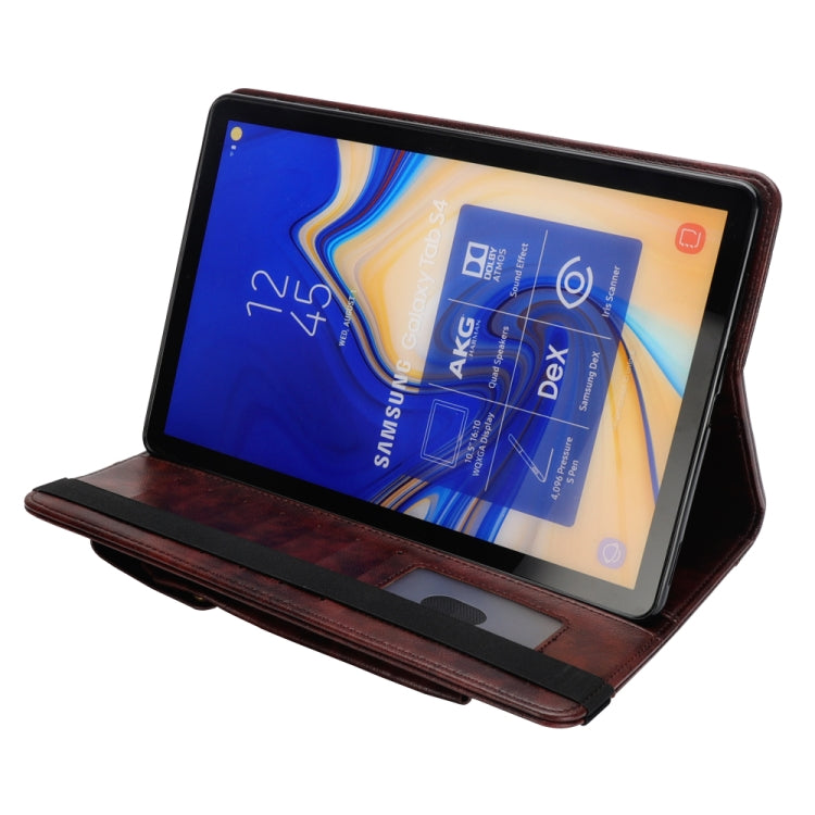 Horizontal Flip Leather Case for Galaxy Tab S4 T830 10.5 inch, with Double Card Slots & Pen Slots & Holder & Wallet & Photo Frame