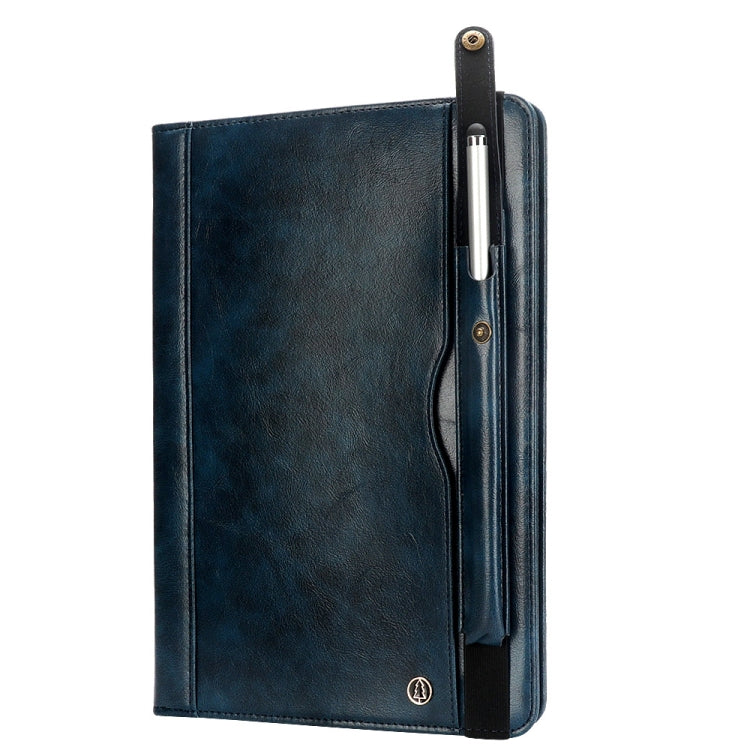 Horizontal Flip Leather Case for Galaxy Tab A T590 10.5 inch, with Double Card Slots & Pen Slots & Holder & Wallet & Photo Frame