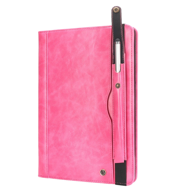 Horizontal Flip Leather Case for Galaxy Tab A T590 10.5 inch, with Double Card Slots & Pen Slots & Holder & Wallet & Photo Frame
