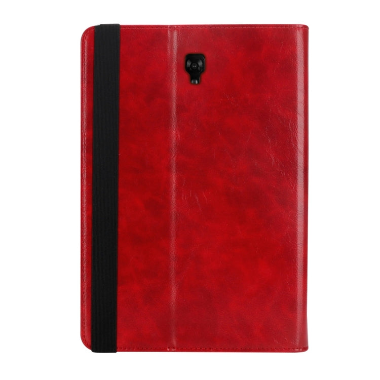 Horizontal Flip Leather Case for Galaxy Tab A T590 10.5 inch, with Double Card Slots & Pen Slots & Holder & Wallet & Photo Frame