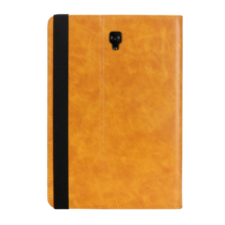 Horizontal Flip Leather Case for Galaxy Tab A T590 10.5 inch, with Double Card Slots & Pen Slots & Holder & Wallet & Photo Frame
