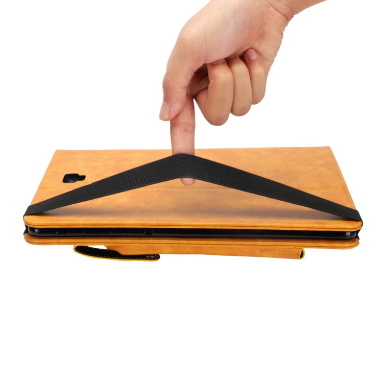 Horizontal Flip Leather Case for Galaxy Tab A T590 10.5 inch, with Double Card Slots & Pen Slots & Holder & Wallet & Photo Frame