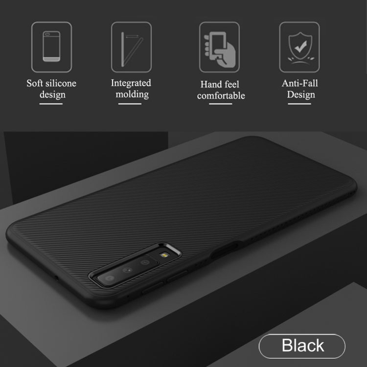 lenuo Leshen Series Stripe Texture TPU Case for  Galaxy A7 (2018)