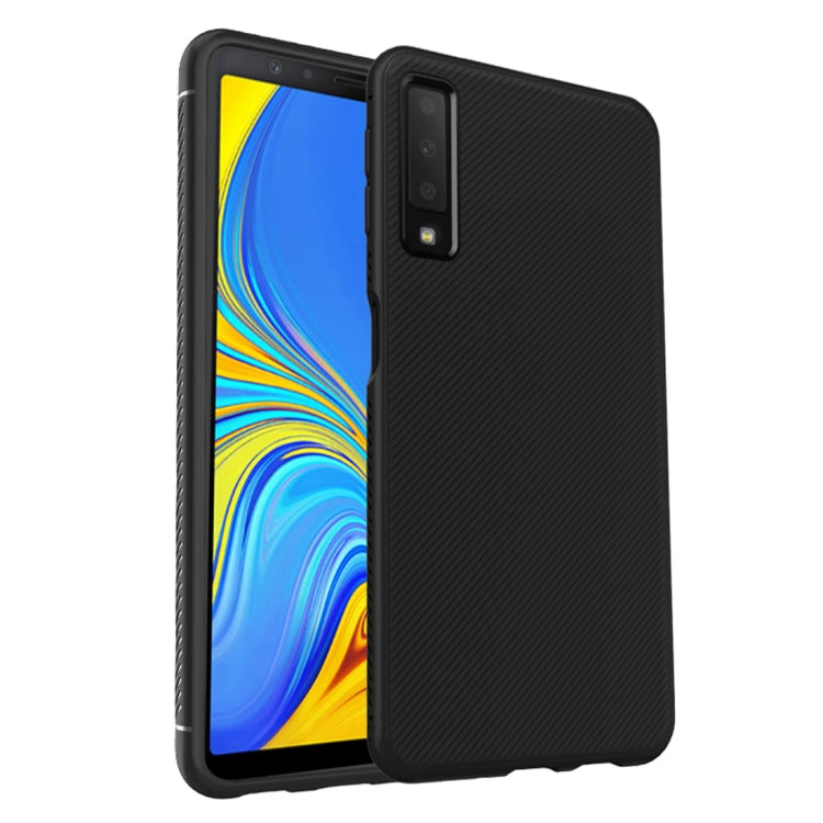 lenuo Leshen Series Stripe Texture TPU Case for  Galaxy A7 (2018)