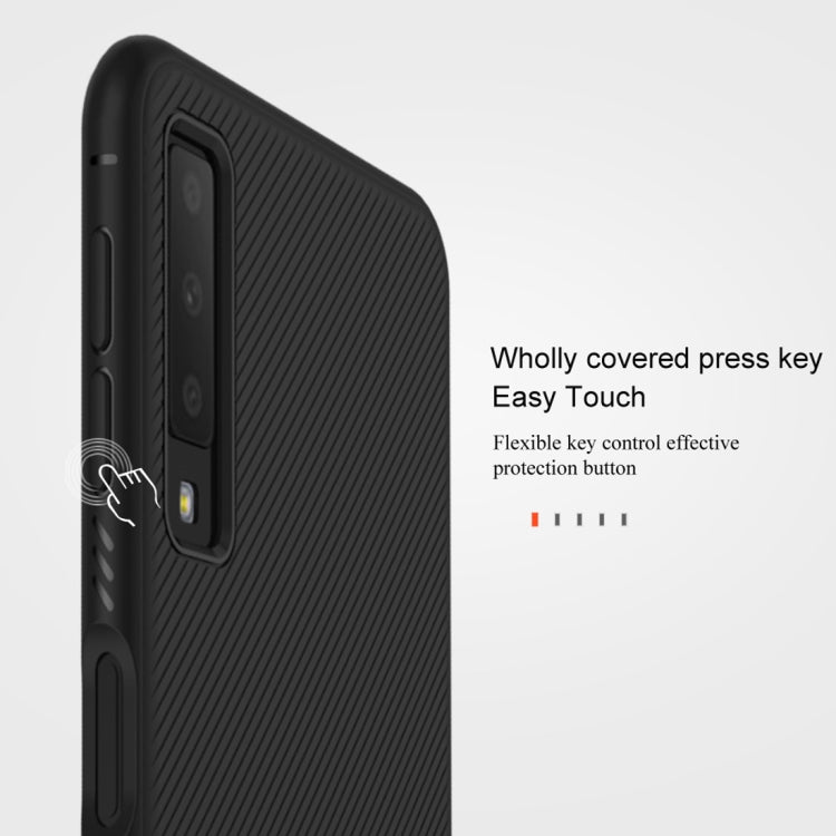 lenuo Leshen Series Stripe Texture TPU Case for  Galaxy A7 (2018)