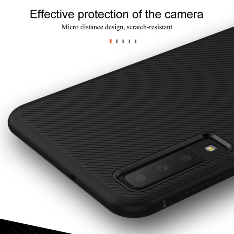 lenuo Leshen Series Stripe Texture TPU Case for  Galaxy A7 (2018)