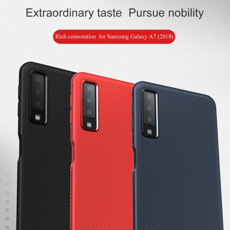 lenuo Leshen Series Stripe Texture TPU Case for  Galaxy A7 (2018)