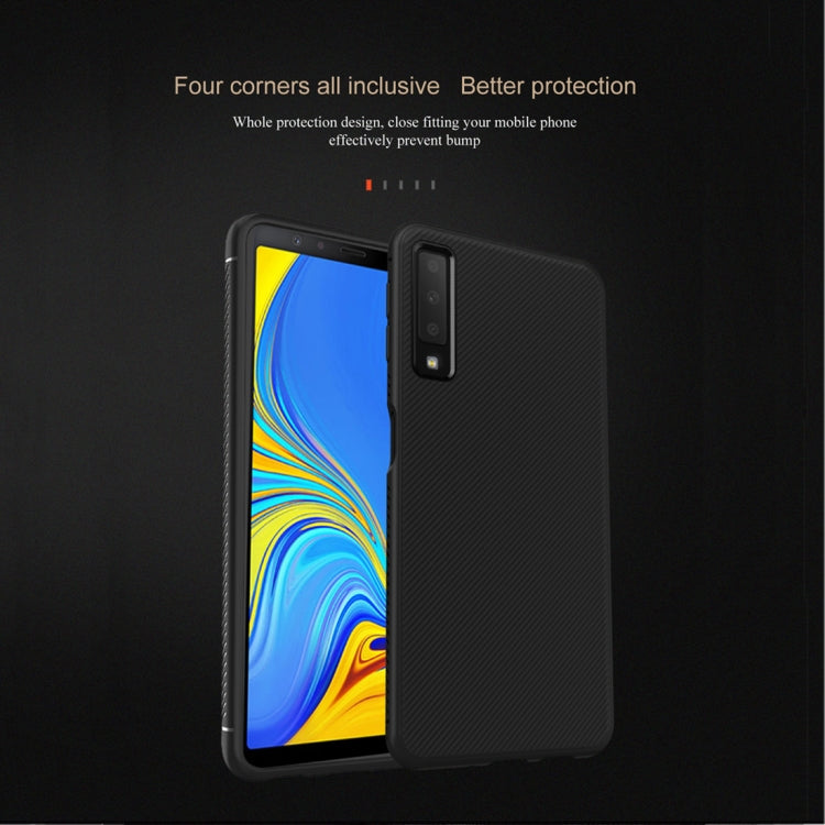 lenuo Leshen Series Stripe Texture TPU Case for  Galaxy A7 (2018)