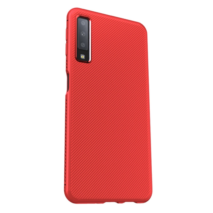 lenuo Leshen Series Stripe Texture TPU Case for  Galaxy A7 (2018)