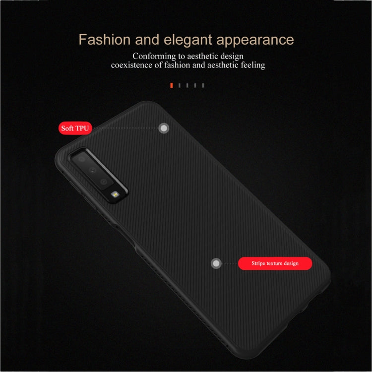 lenuo Leshen Series Stripe Texture TPU Case for  Galaxy A7 (2018)