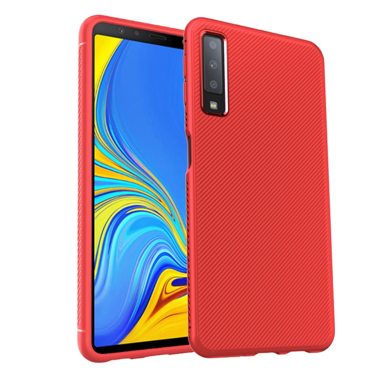 lenuo Leshen Series Stripe Texture TPU Case for  Galaxy A7 (2018)