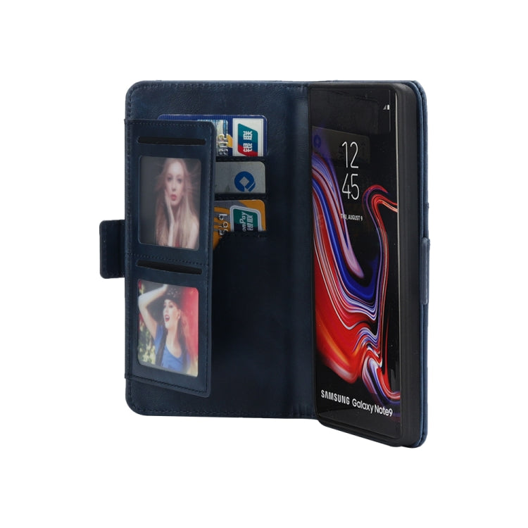 Horizontal Flip Leather Case for Galaxy Note9, with Card Slots & Arc Holder & Wallet & Photo Frame