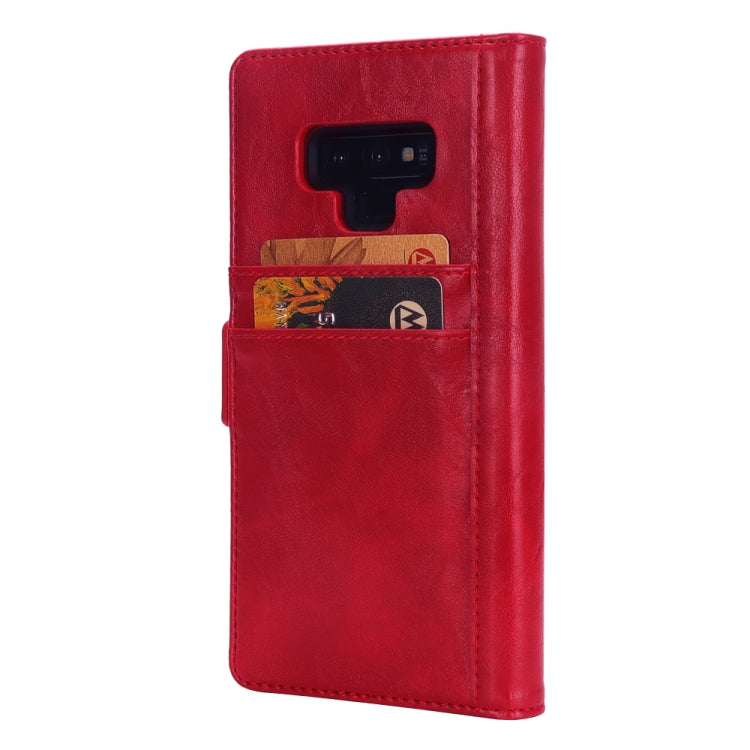 Horizontal Flip Leather Case for Galaxy Note9, with Card Slots & Arc Holder & Wallet & Photo Frame