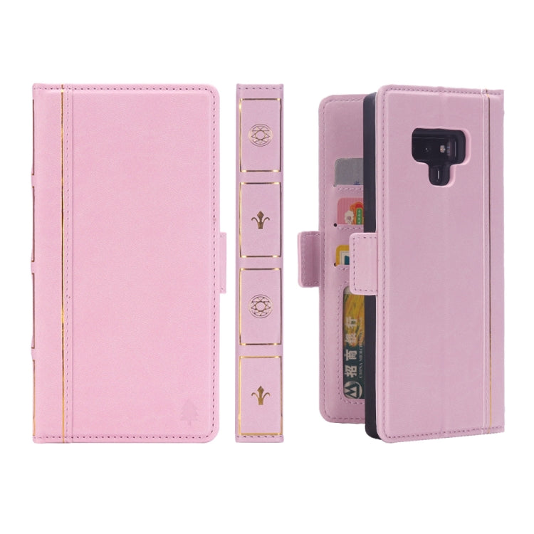 Bible Style Business Horizontal Flip Leather Case for Galaxy Note9, with Card Slots & Photo Frame & Holder & Wallet