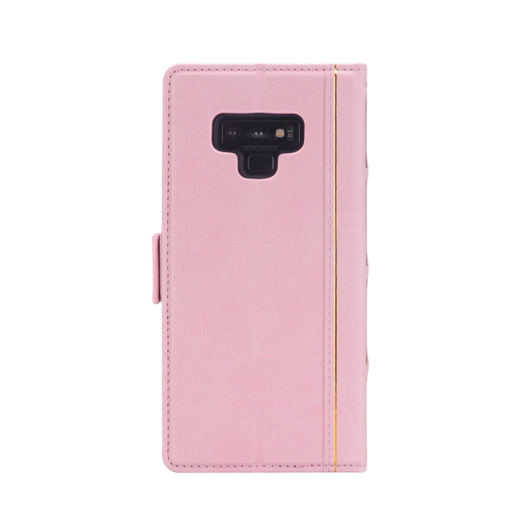 Bible Style Business Horizontal Flip Leather Case for Galaxy Note9, with Card Slots & Photo Frame & Holder & Wallet