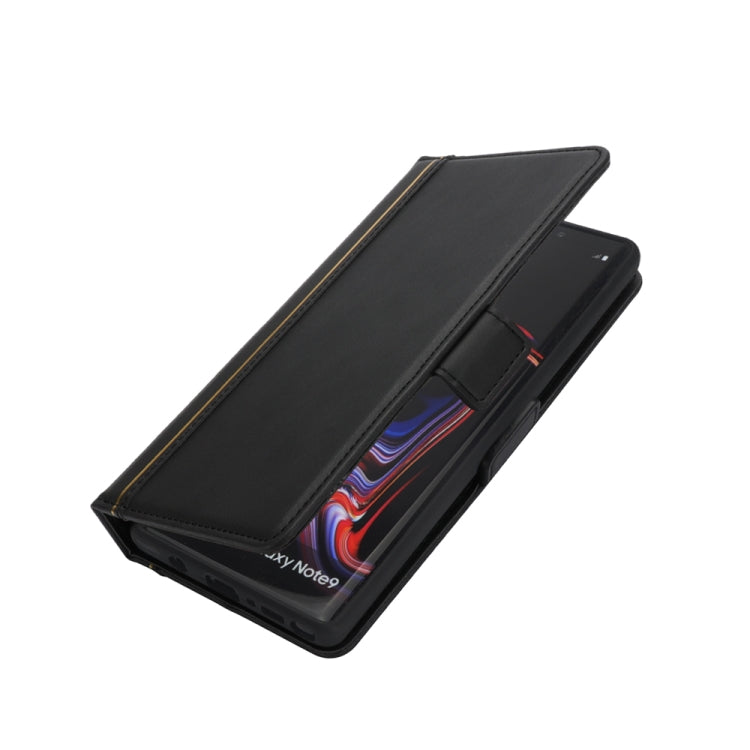 Bible Style Business Horizontal Flip Leather Case for Galaxy Note9, with Card Slots & Photo Frame & Holder & Wallet