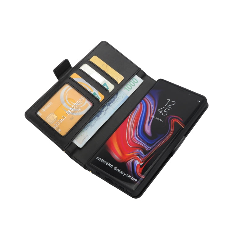 Bible Style Business Horizontal Flip Leather Case for Galaxy Note9, with Card Slots & Photo Frame & Holder & Wallet