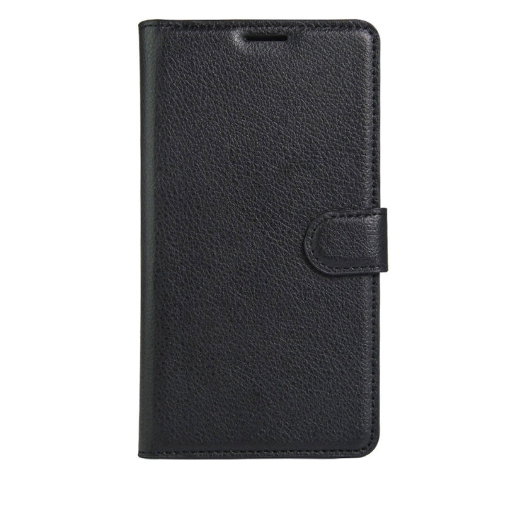 For Galaxy J5 Prime Litchi Texture Horizontal Flip PU Leather Case with Holder & Card Slots & Wallet