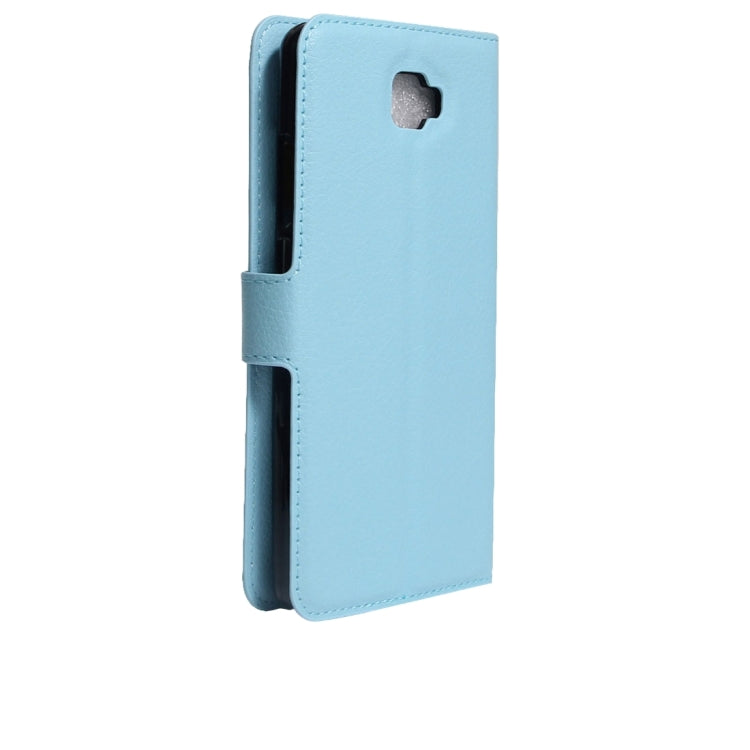 For Galaxy J7 Prime Litchi Texture Horizontal Flip PU Leather Case with Holder & Card Slots & Wallet