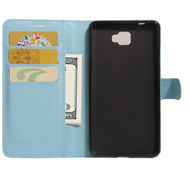 For Galaxy J7 Prime Litchi Texture Horizontal Flip PU Leather Case with Holder & Card Slots & Wallet