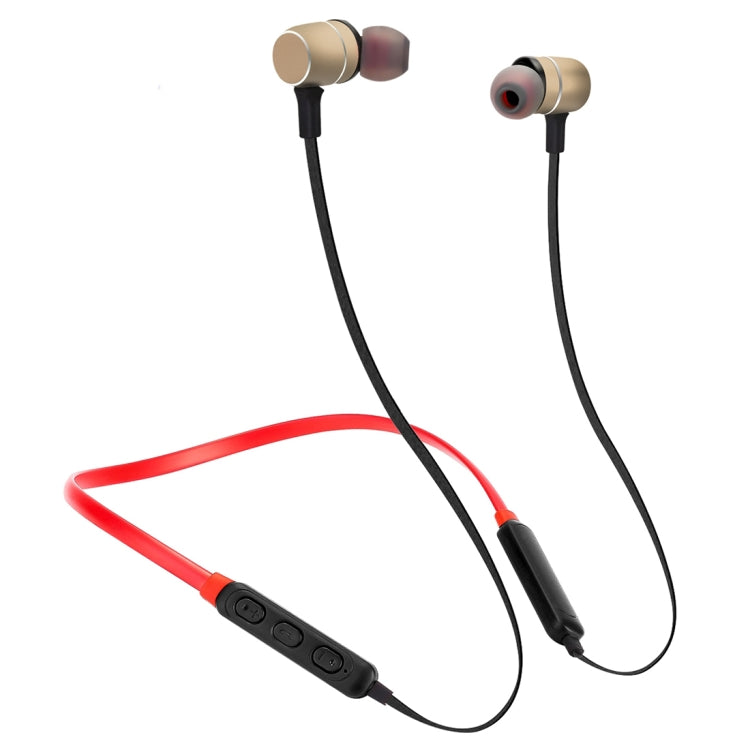 BTH-S8 Sports Style Magnetic Wireless Bluetooth In-Ear Headphones, For iPhone, Galaxy, Huawei, Xiaomi, LG, HTC and Other Smart Phones, Working Distance: 10m