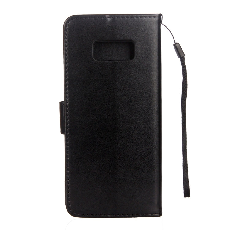 For Galaxy Note 8 Lotus Butterfly Pattern Horizontal Flip Leather Case with Holder & Card Slots & Wallet & Lanyard